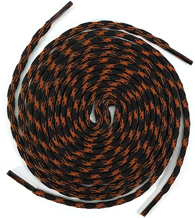 Chocolate Chip Rockwear Laces, coiled laces