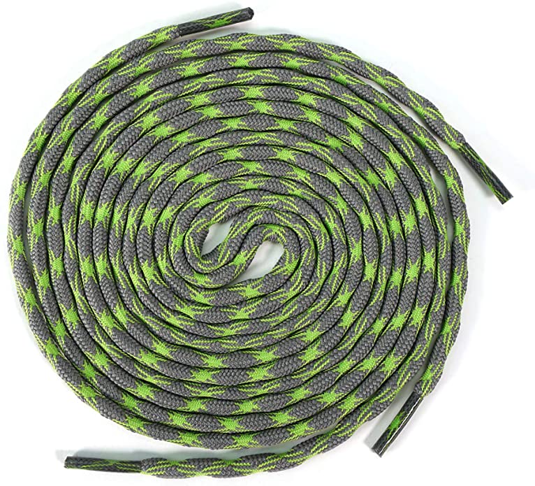 Key Lime Rockwear Laces, coiled laces