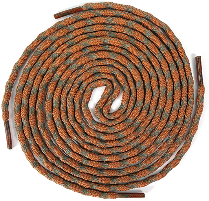 Pumpkin Spice Rockwear Laces, coiled laces